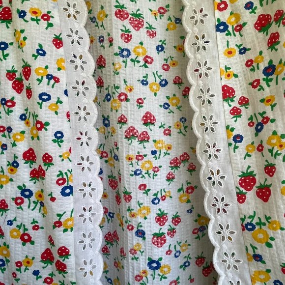 Vintage Floral Open Vest Duster Style - Picture 4 of 4